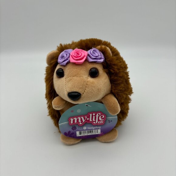 My Life As Brown Plush Pet Hedgehog for 18in Dolls Kids Children, Toy Play NEW - Picture 1 of 4